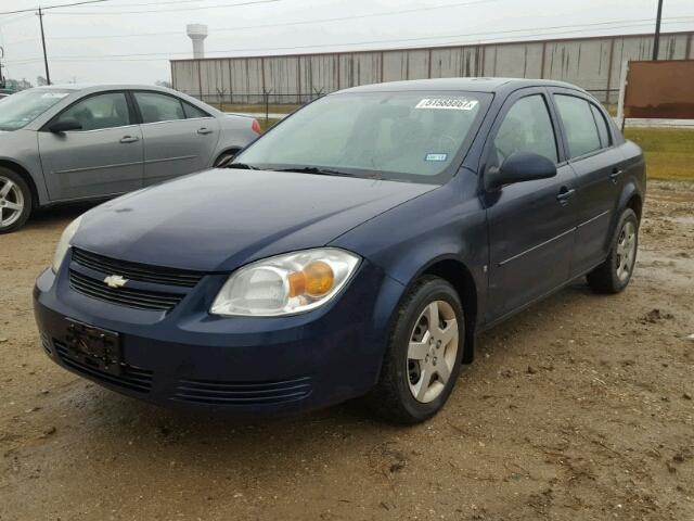 1G1AL58F287134778 - 2008 CHEVROLET COBALT LT BLUE photo 2