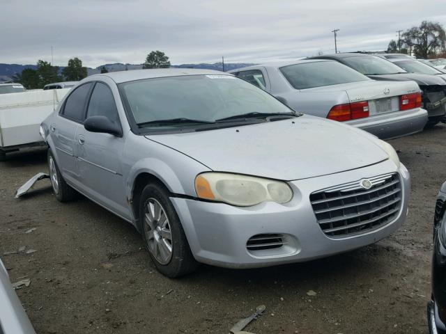 1C3EL46R34N416552 - 2004 CHRYSLER SEBRING LX SILVER photo 1