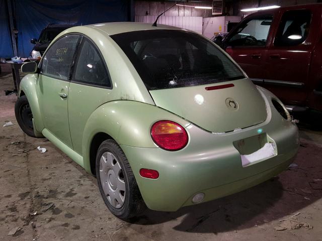 3VWCK21C62M454603 - 2002 VOLKSWAGEN NEW BEETLE GREEN photo 3