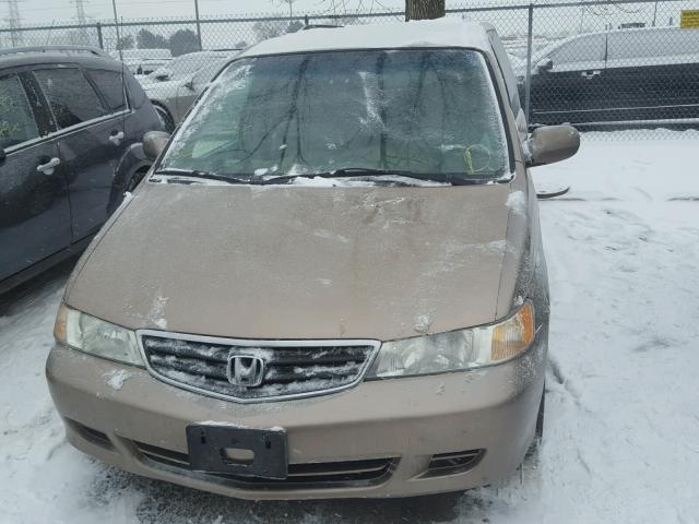 5FNRL18003B066840 - 2003 HONDA ODYSSEY EX GOLD photo 10