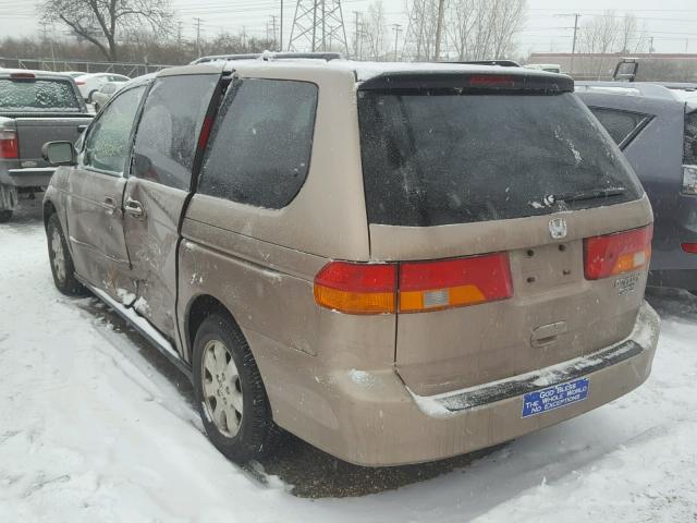 5FNRL18003B066840 - 2003 HONDA ODYSSEY EX GOLD photo 3