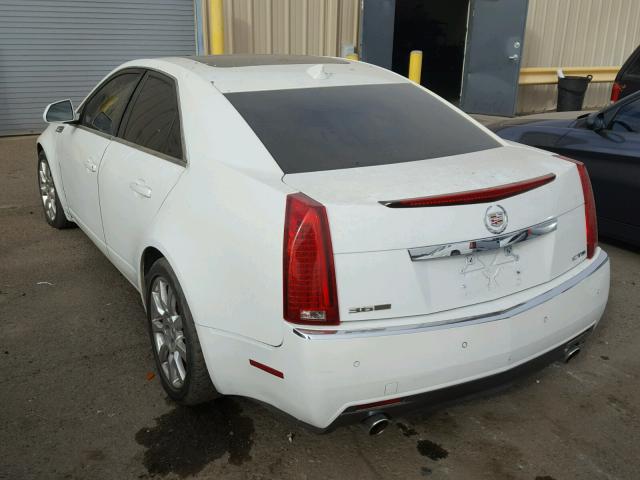 1G6DP57VX90106323 - 2009 CADILLAC CTS HI FEA WHITE photo 3