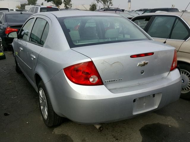 1G1AT58HX97238535 - 2009 CHEVROLET COBALT LT SILVER photo 3