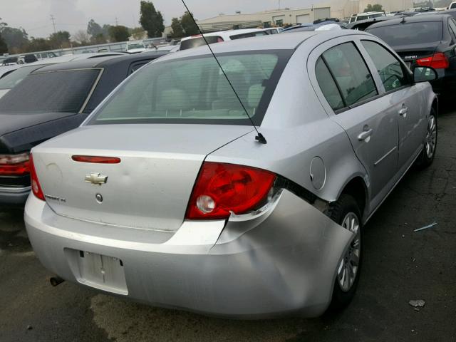 1G1AT58HX97238535 - 2009 CHEVROLET COBALT LT SILVER photo 4