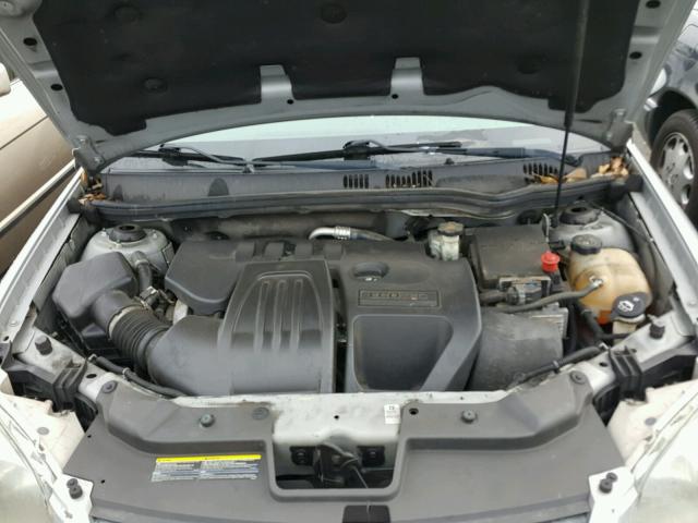 1G1AT58HX97238535 - 2009 CHEVROLET COBALT LT SILVER photo 7