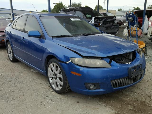 1YVHP84D365M02787 - 2006 MAZDA 6 S BLUE photo 1