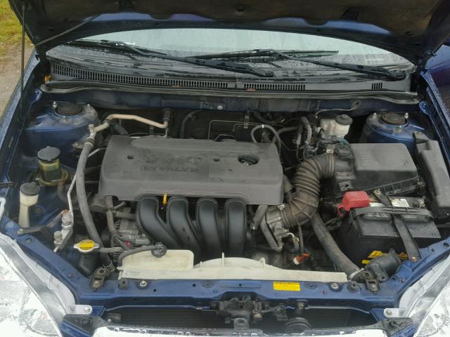 JTDBR32E760062741 - 2006 TOYOTA COROLLA CE BLUE photo 7