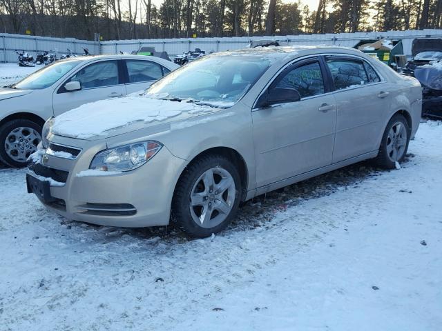1G1ZC5EB9AF134339 - 2010 CHEVROLET MALIBU 1LT 棕色 照片 2