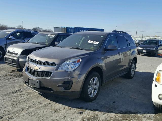 2CNALDEC2B6200096 - 2011 CHEVROLET EQUINOX LT BROWN photo 2