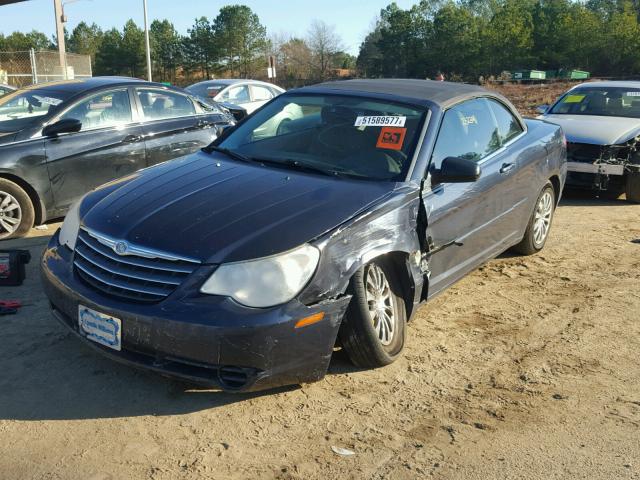 1C3LC45K68N209560 - 2008 CHRYSLER SEBRING BLUE photo 2