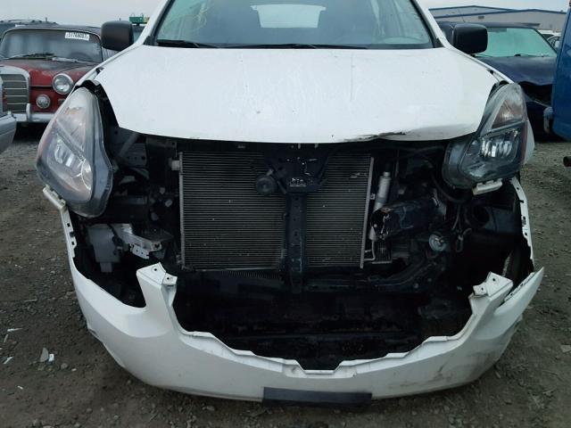 JN8AS5MV6EW701149 - 2014 NISSAN ROGUE SELE WHITE photo 9