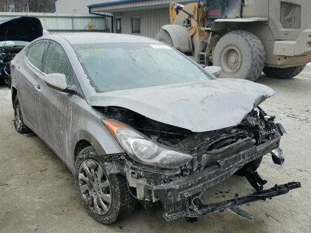 KMHDH4AE4DU590659 - 2013 HYUNDAI ELANTRA GL GRAY photo 1