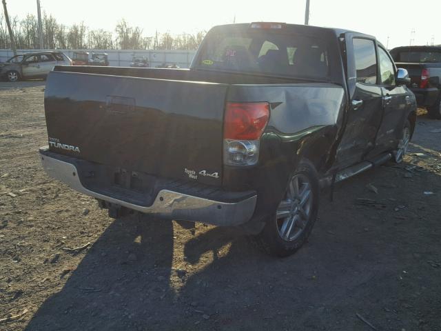 5TBDV58158S519687 - 2008 TOYOTA TUNDRA CRE BLACK photo 4