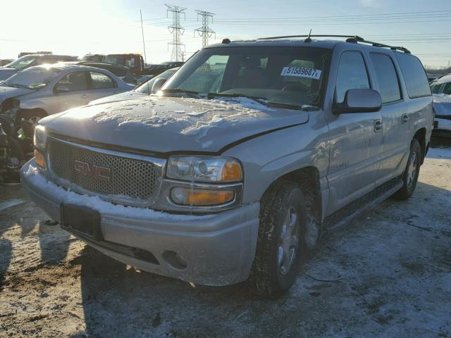 1GKFK66U04J236587 - 2004 GMC YUKON XL D SILVER photo 2