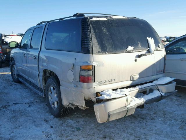 1GKFK66U04J236587 - 2004 GMC YUKON XL D SILVER photo 3