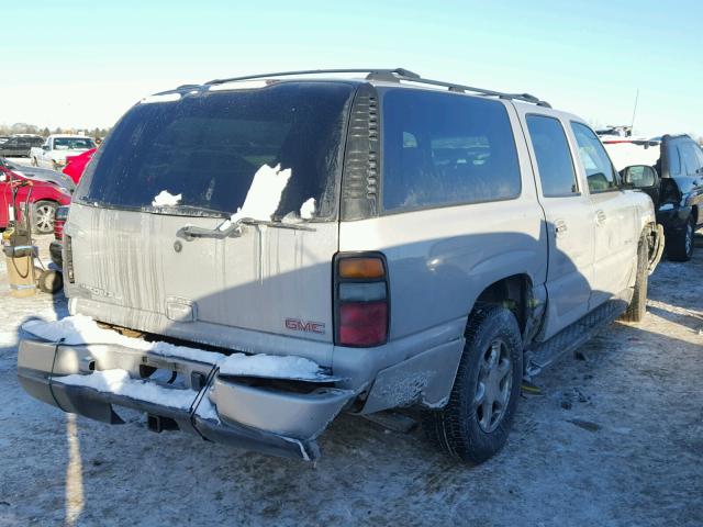 1GKFK66U04J236587 - 2004 GMC YUKON XL D SILVER photo 4