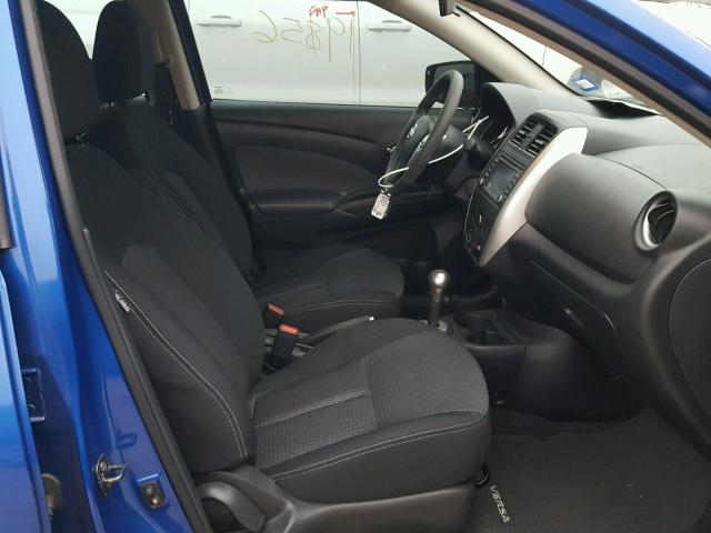 3N1CN7AP1FL805409 - 2015 NISSAN VERSA S BLUE photo 5