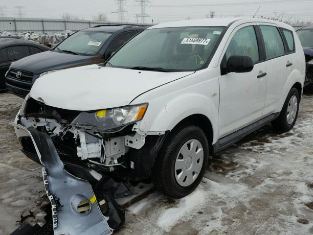 JA4LS21W39Z007789 - 2009 MITSUBISHI OUTLANDER WHITE photo 2