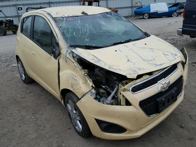 KL8CC6S99DC530547 - 2013 CHEVROLET SPARK 1LT Желтый фото 1