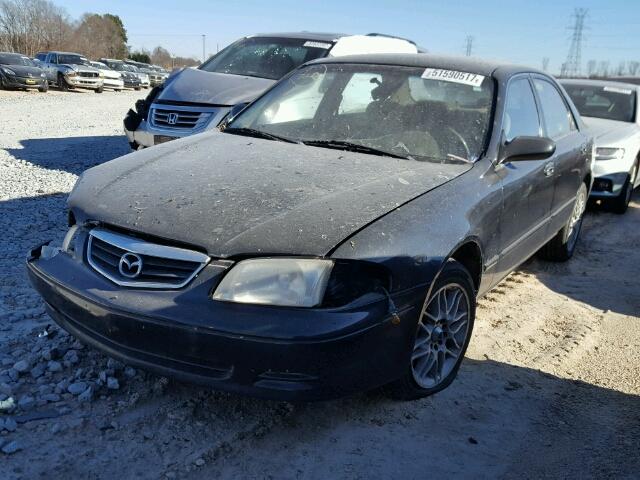 1YVGF22C1Y5117420 - 2000 MAZDA 626 ES BLACK photo 2