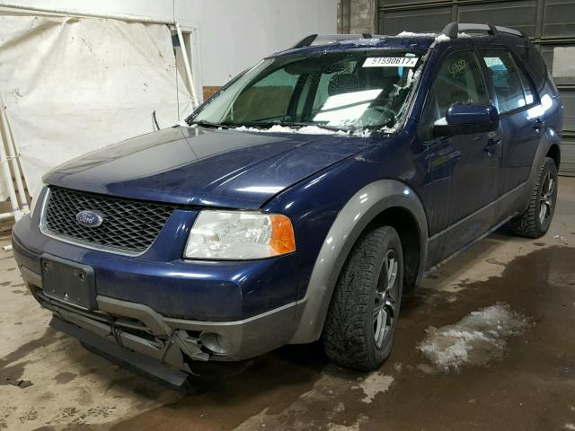 1FMDK02137GA16336 - 2007 FORD FREESTYLE BLUE photo 2