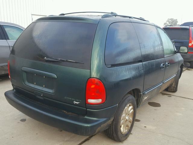 1B4GP45R4VB457492 - 1997 DODGE CARAVAN SE GREEN photo 4