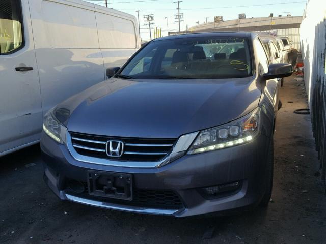 1HGCR3F96EA011209 - 2014 HONDA ACCORD TOU GRAY photo 2