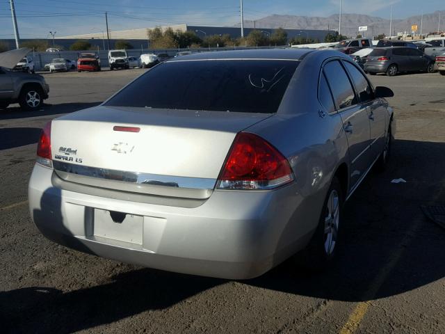 2G1WB55N489146787 - 2008 CHEVROLET IMPALA LS SILVER photo 4