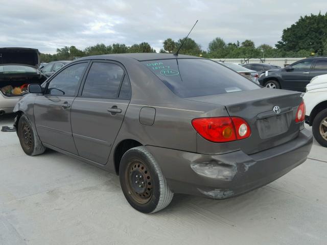 1NXBR32E44Z215609 - 2004 TOYOTA COROLLA CE CHARCOAL photo 3