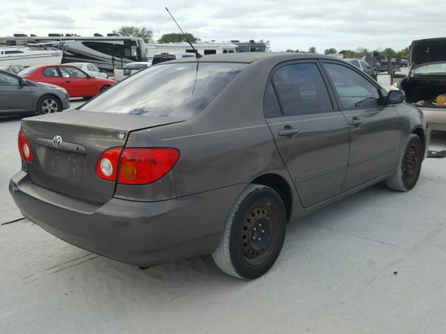 1NXBR32E44Z215609 - 2004 TOYOTA COROLLA CE CHARCOAL photo 4