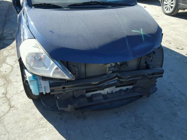 3N1BC11E89L464222 - 2009 NISSAN VERSA S BLUE photo 9