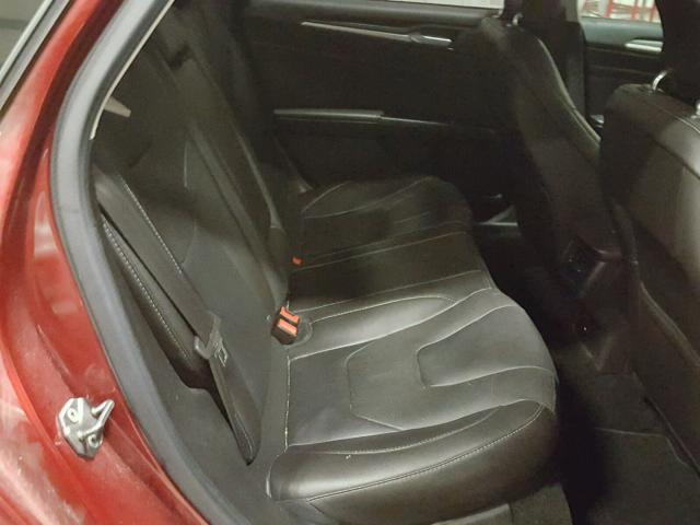 3FA6P0K90DR330461 - 2013 FORD FUSION TIT MAROON photo 6
