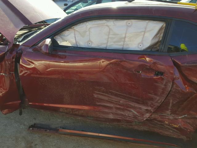 2G1FC1ED8B9139426 - 2011 CHEVROLET CAMARO LT RED photo 10