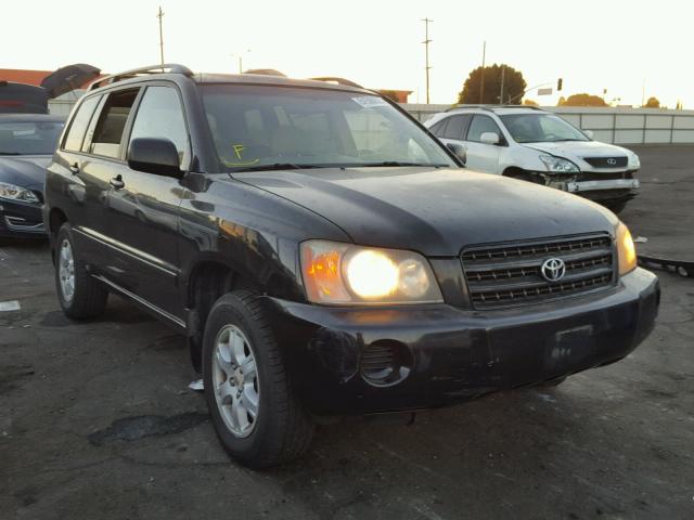 JTEGF21A910022995 - 2001 TOYOTA HIGHLANDER BLACK photo 1