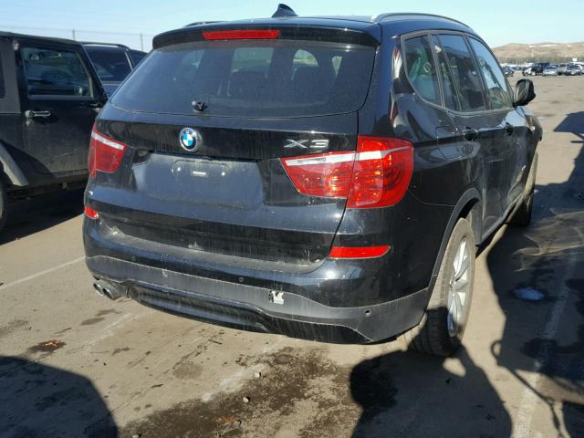 5UXWX9C39H0W67014 - 2017 BMW X3 XDRIVE2 BLACK photo 4