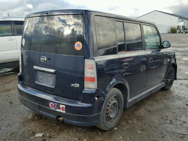 JTLKT324240164426 - 2004 TOYOTA SCION XB ლურჯი ფოტო 4