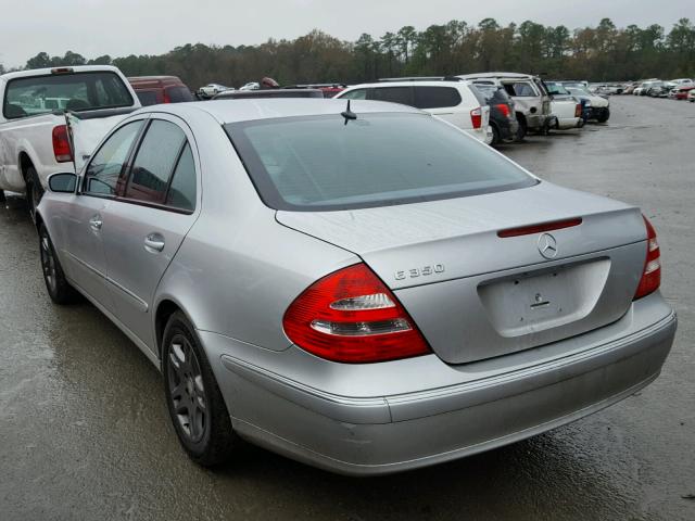 WDBUF56J66A818427 - 2006 MERCEDES-BENZ E 350 SILVER photo 3