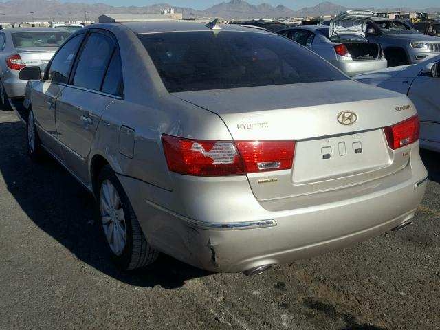 5NPEU46F19H474519 - 2009 HYUNDAI SONATA SE GOLD photo 3