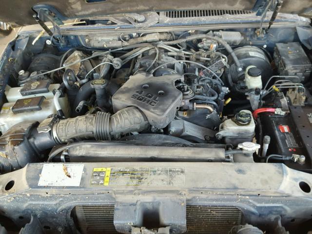 1FMZU67K64UA82834 - 2004 FORD EXPLORER S BLUE photo 7