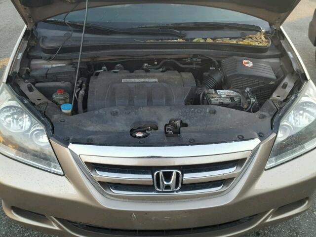 5FNRL38656B433784 - 2006 HONDA ODYSSEY EX BEIGE photo 7