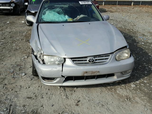 2T1BR12E51C388864 - 2001 TOYOTA COROLLA CE WHITE photo 9