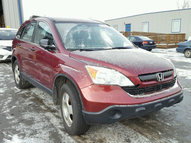 5J6RE48387L003262 - 2007 HONDA CR-V LX BURGUNDY photo 1