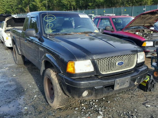 1FTYR14E22TA75773 - 2002 FORD RANGER SUP BLACK photo 1