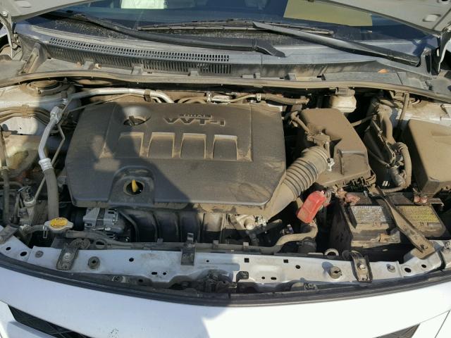 2T1BU4EE0CC788555 - 2012 TOYOTA COROLLA BA SILVER photo 7