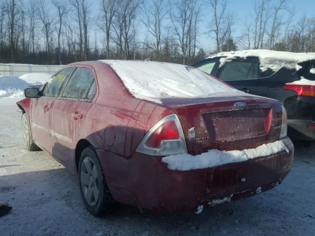 3FAHP07169R201398 - 2009 FORD FUSION SE RED photo 3