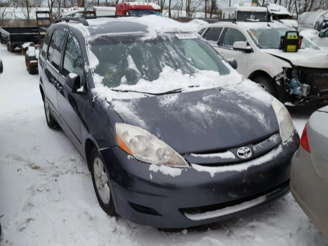 5TDZK23C28S182800 - 2008 TOYOTA SIENNA CE BLUE photo 1