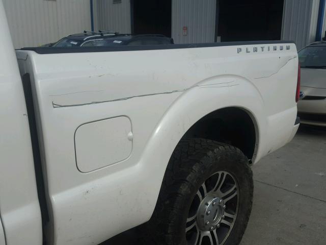 1FT7W2BTXFEB28905 - 2015 FORD F250 SUPER WHITE photo 9