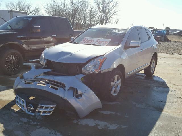 JN8AS5MT4DW531497 - 2013 NISSAN ROGUE S SILVER photo 2