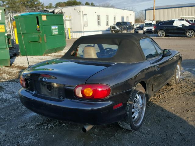 JM1NB3532X0126780 - 1999 MAZDA MX-5 MIATA BLACK photo 4