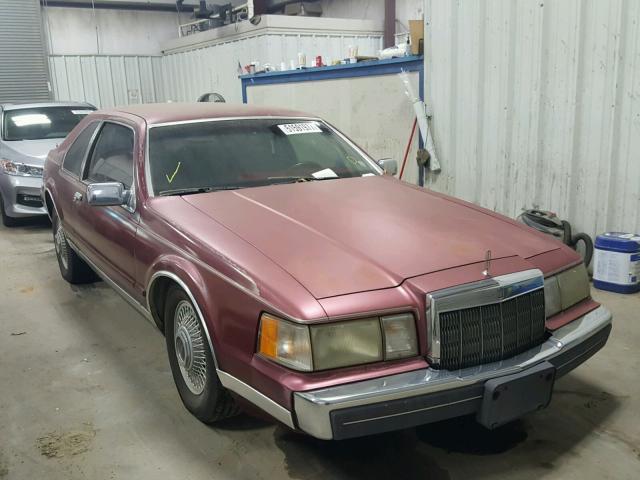 1LNBM92E3KY722864 - 1989 LINCOLN MARK VII B BURGUNDY photo 1